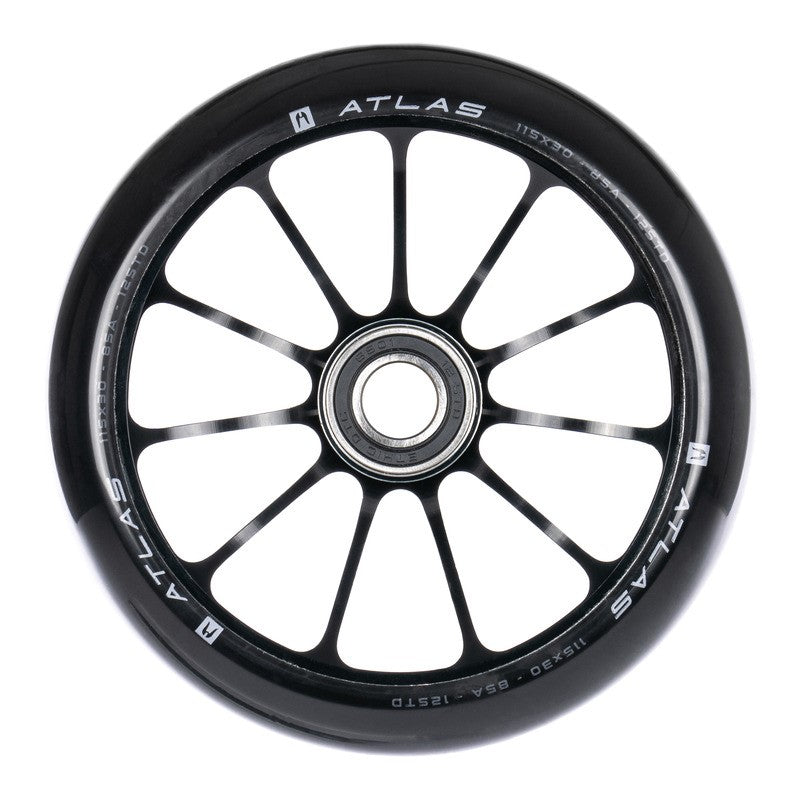 Roue de Trottinette Ethic Atlas 115mm 12std Noir
