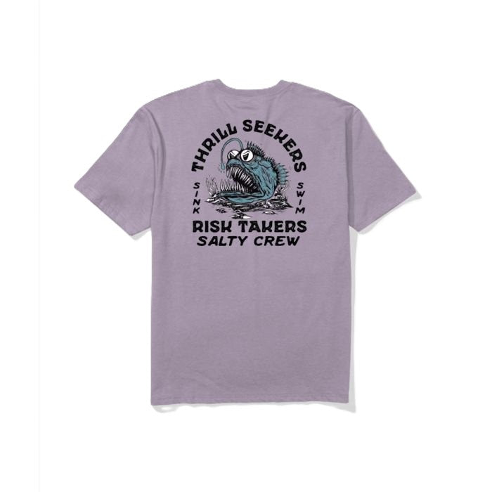 Tee-shirt Salty Crew Angler Fish Monster Grape