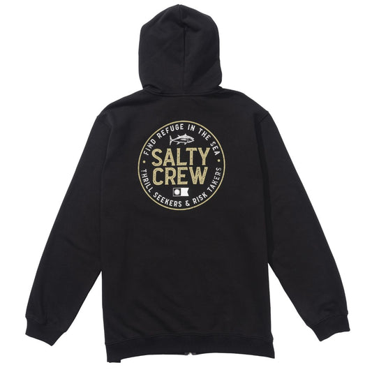 Sweat Salty Crew Legendary Zip Black