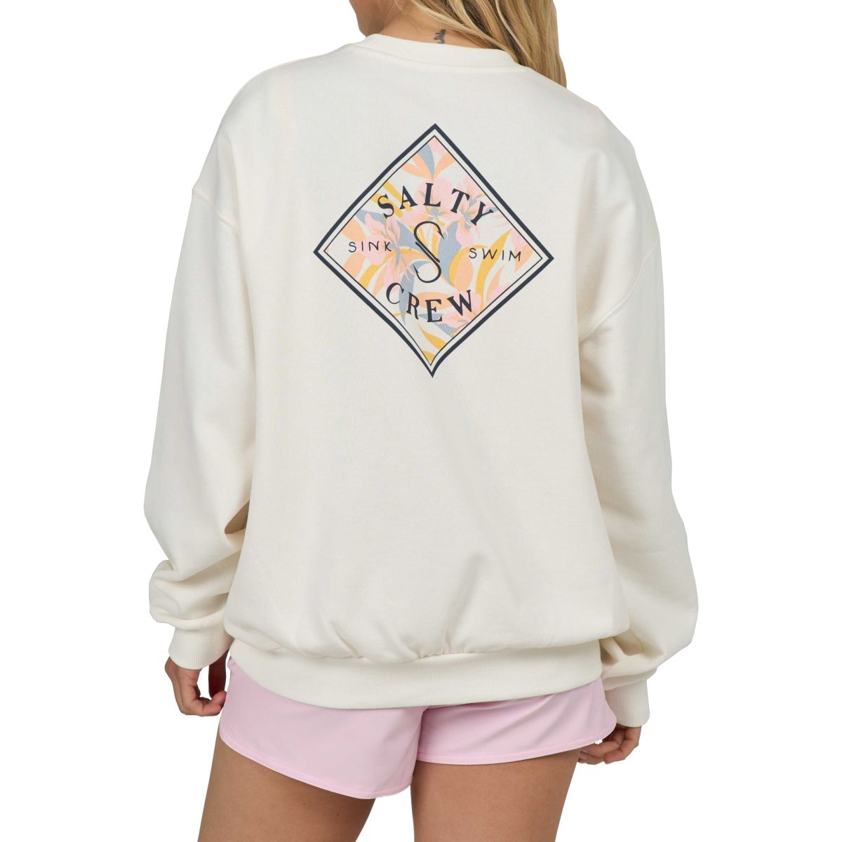 Sweat Femme Salty Crew Tippet Off White