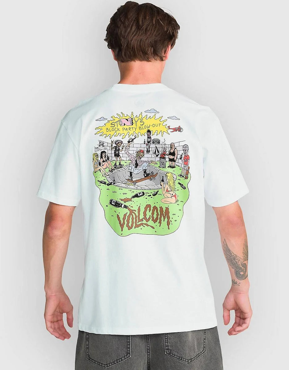 Tee-Shirt Volcom Zombeach White