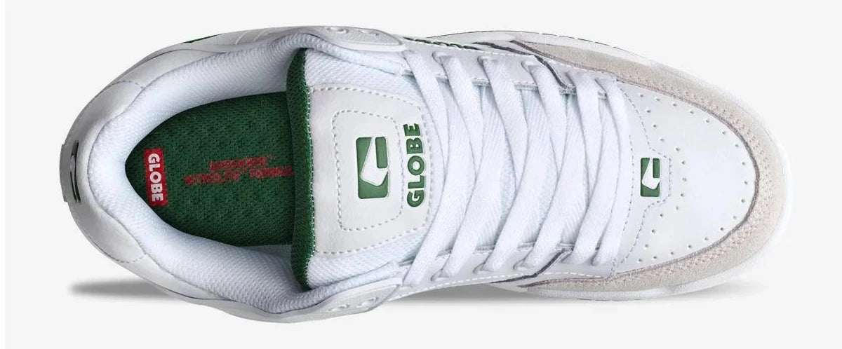 Globe Tilt White Green