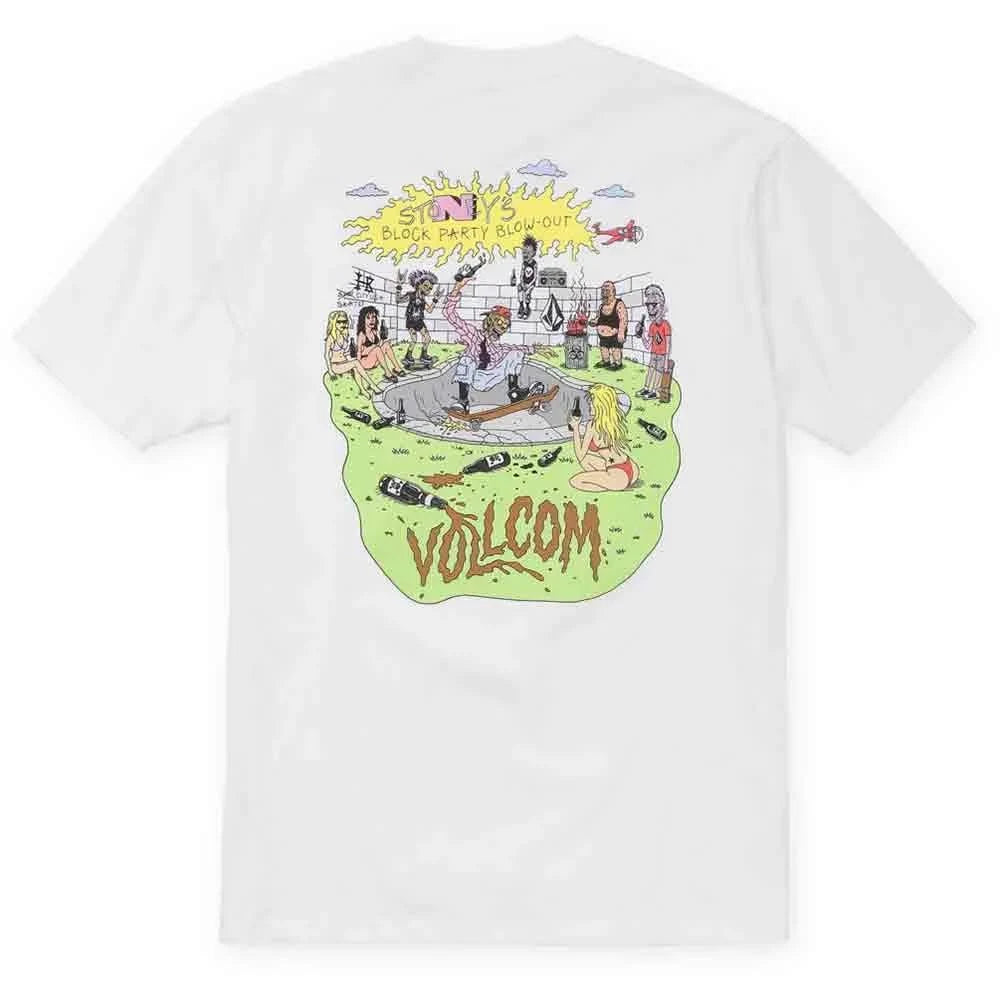 Tee-Shirt Volcom Zombeach White