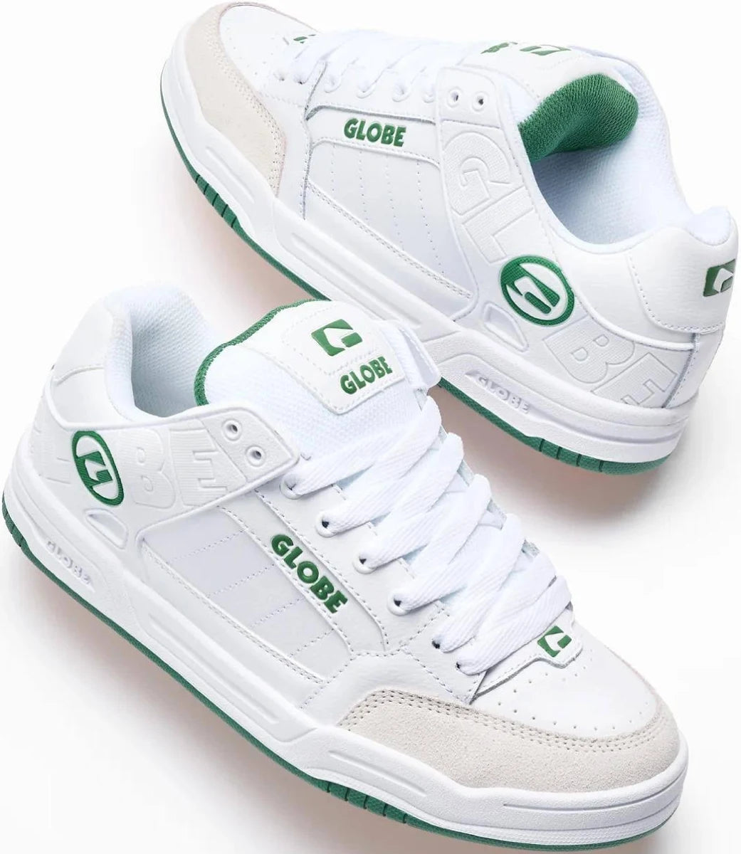 Globe Tilt White Green