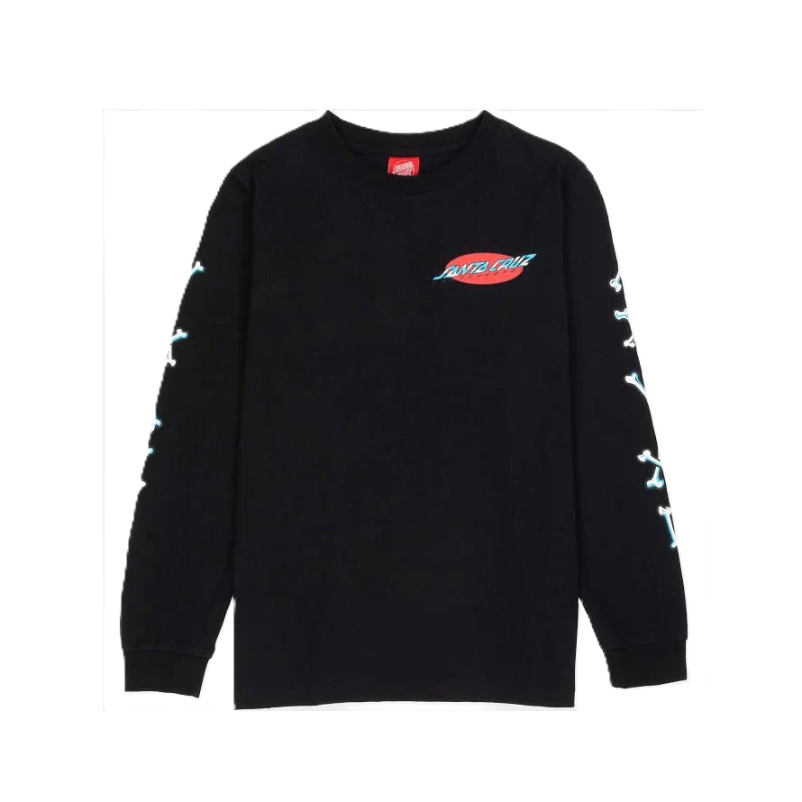 Tee-shirt Manches Longues Kid Santa Cruz Salba Voodoo Black