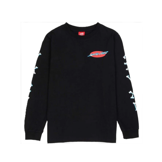 Tee-shirt Manches Longues Kid Santa Cruz Salba Voodoo Black