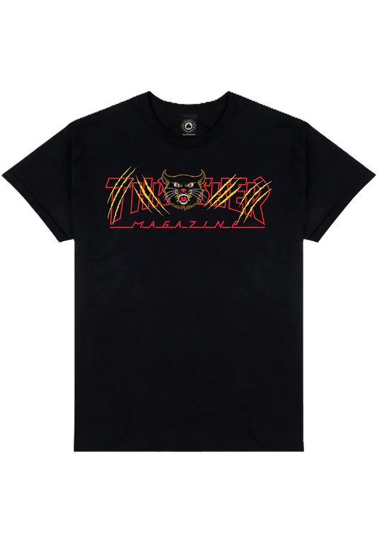 Tee-shirt Thrasher Gato Black