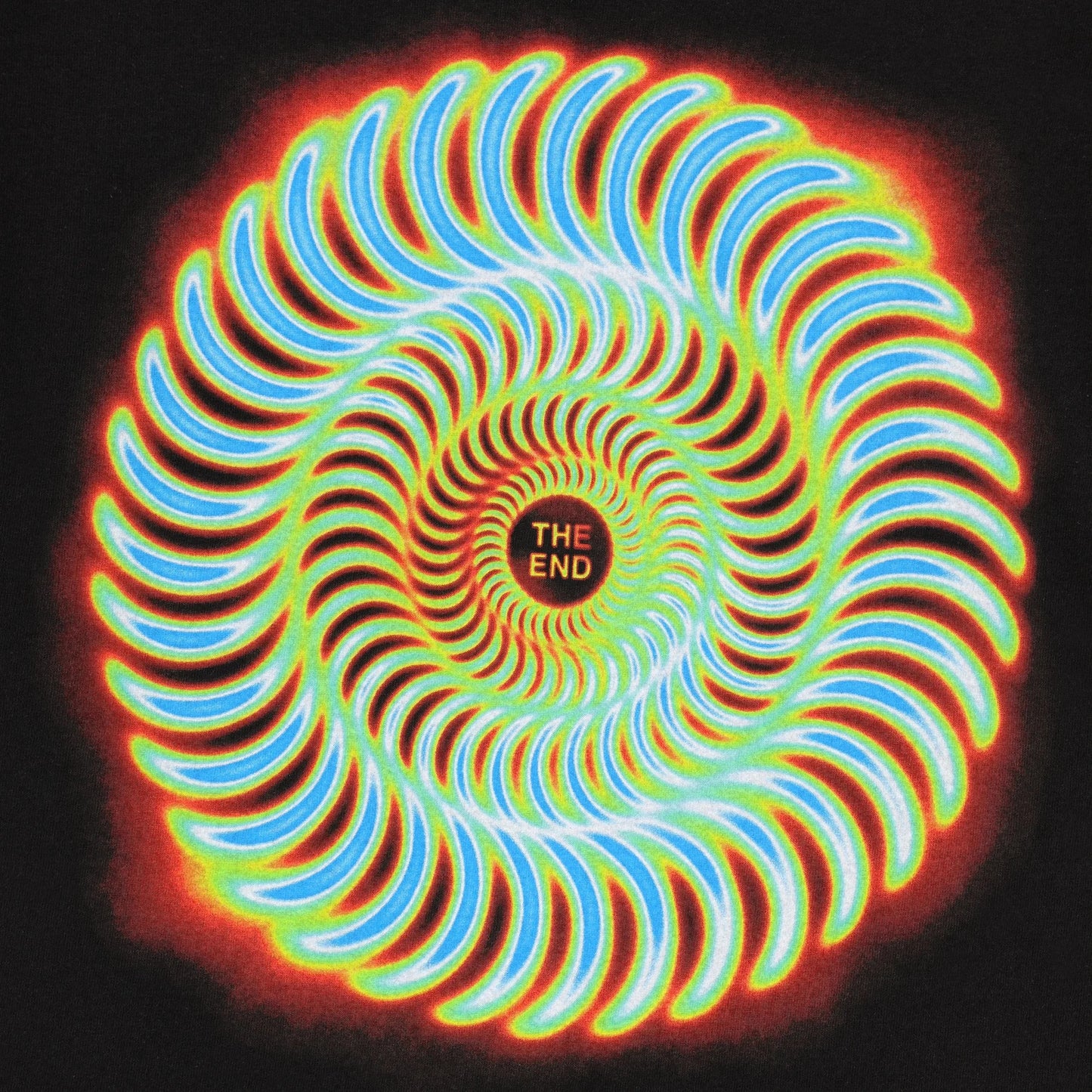 Tee-shirt Spitfire Radioactive Classic Swirl Black