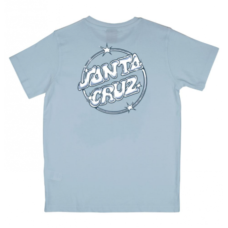 Tee-shirt Junior Santa Cruz Glint Dot Sky Kid Blue