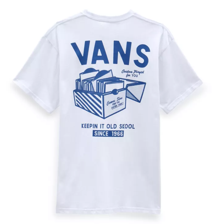Tee-shirt Vans Record Label White