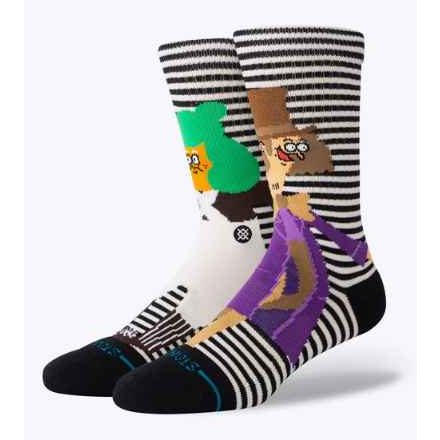 Chaussettes Stance Oompa Loompa Black White