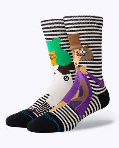 Chaussettes Stance Oompa Loompa Black White