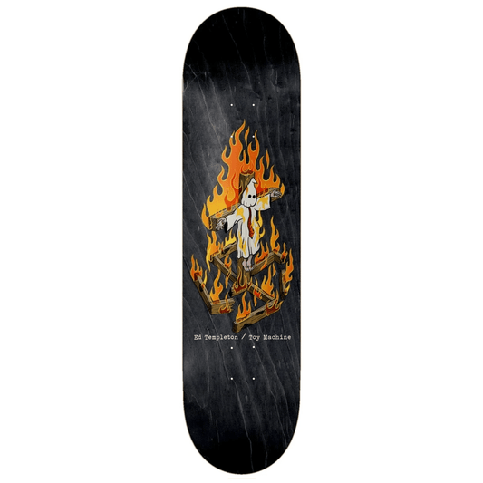 Planche Toy Machine Ed Templeton Charred Cross 8.25" Black