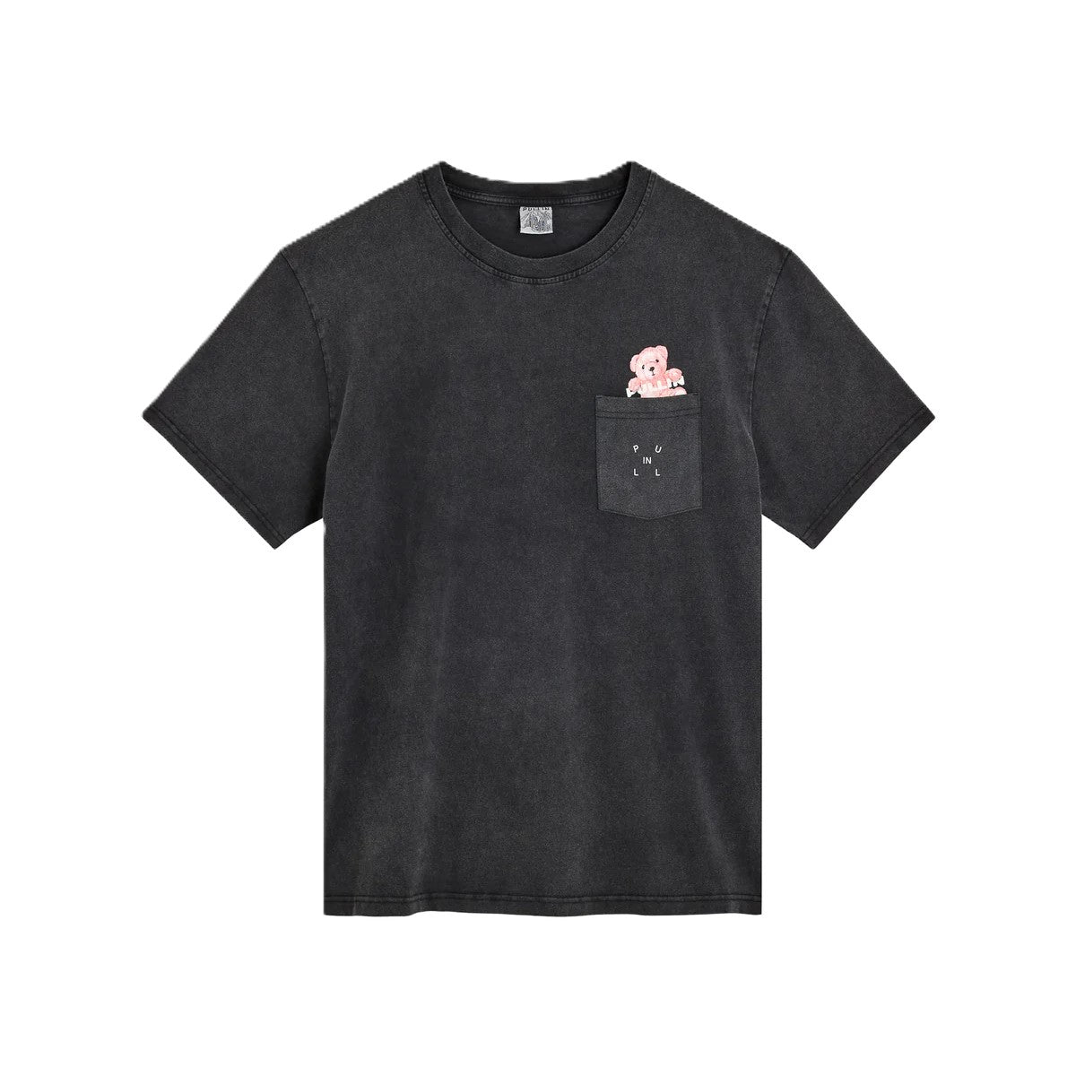 Tee-shirt Pullin Relaxteddy Black Wash