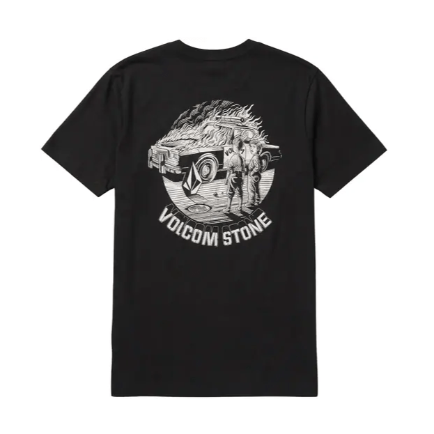 Tee-Shirt Volcom Firecar Black