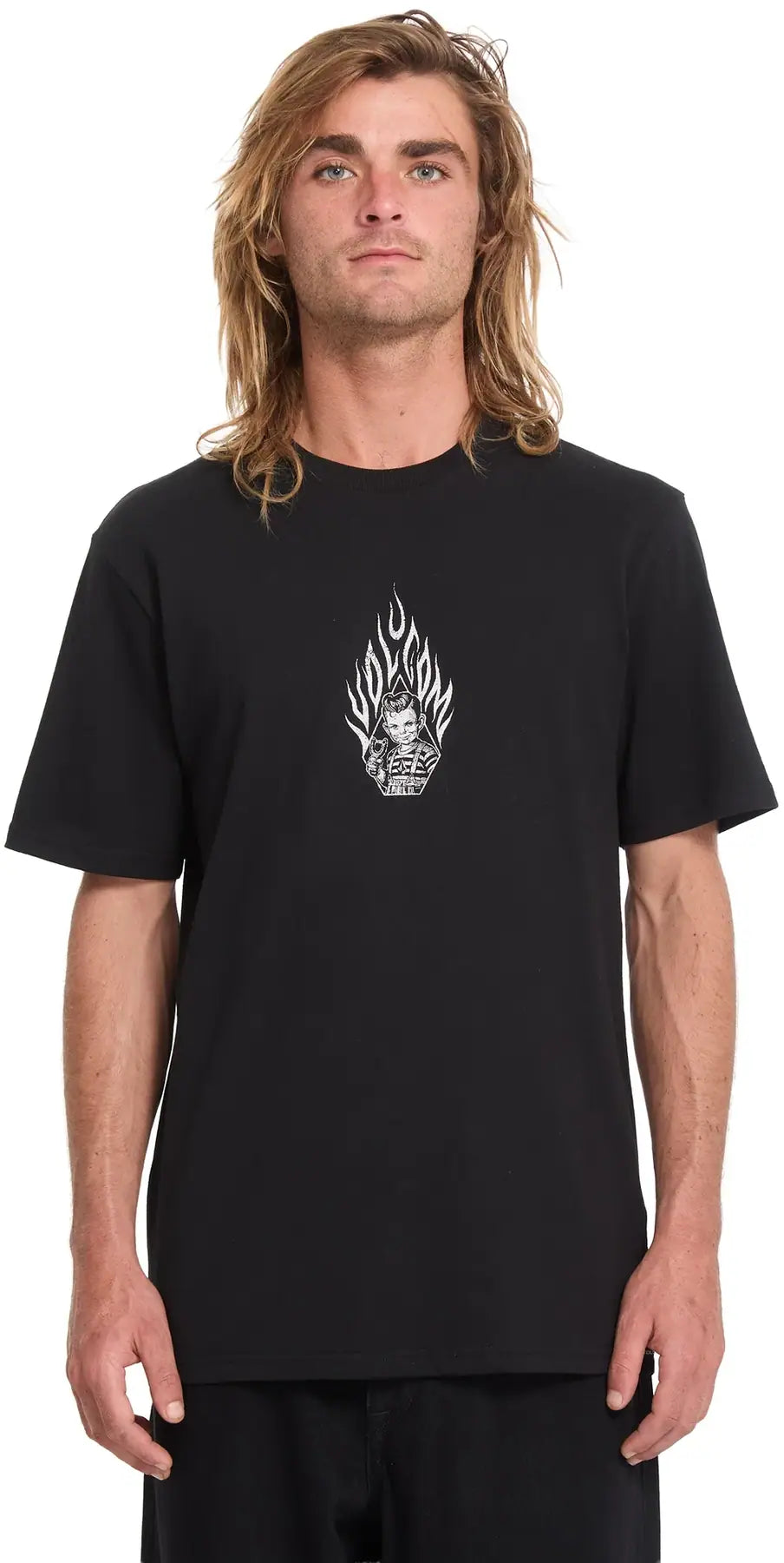 Tee-Shirt Volcom Firecar Black