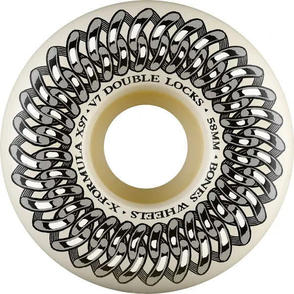Roues Bones X97 58mm V7 Double lock