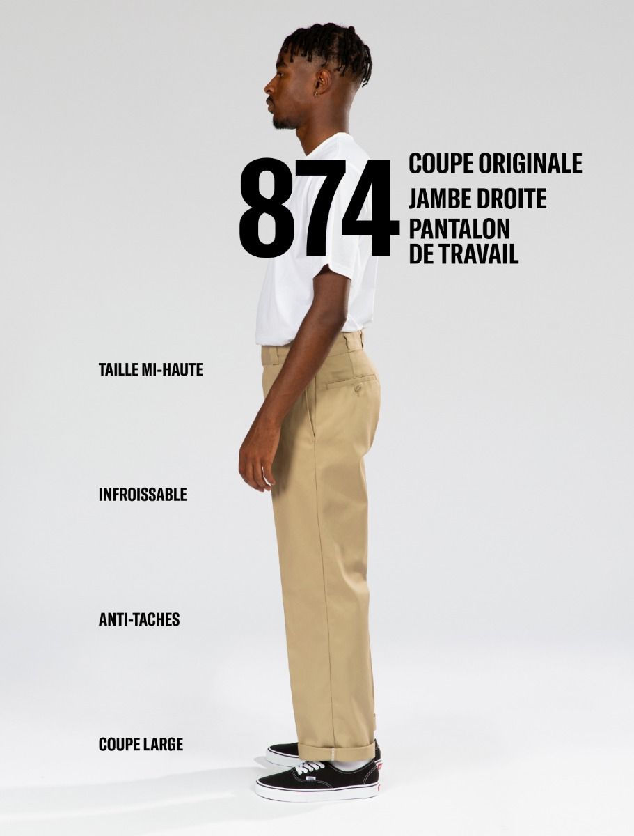 Pantalon Dickies 874 Work Pant Khaki