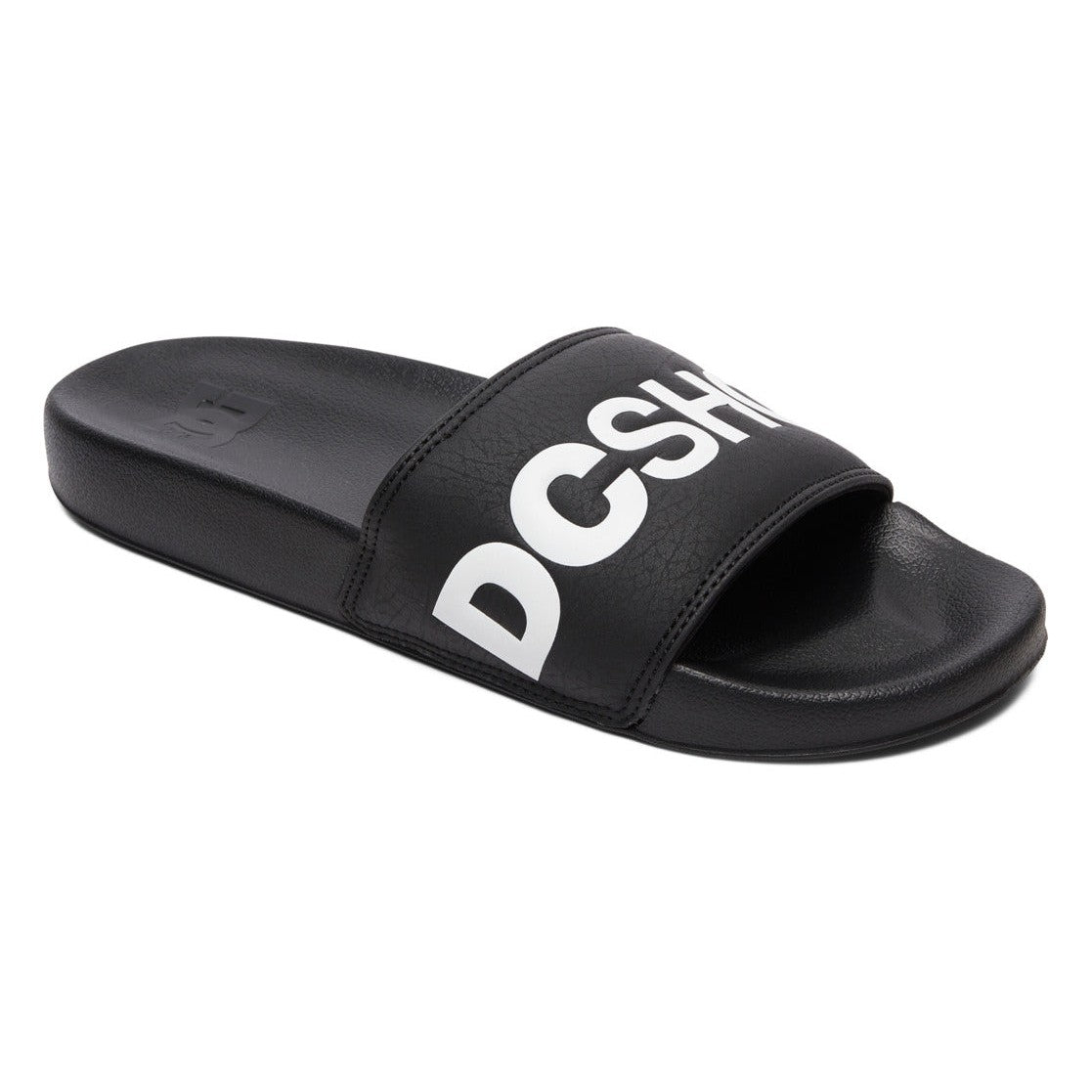 Claquette DC Shoes Slide Black White