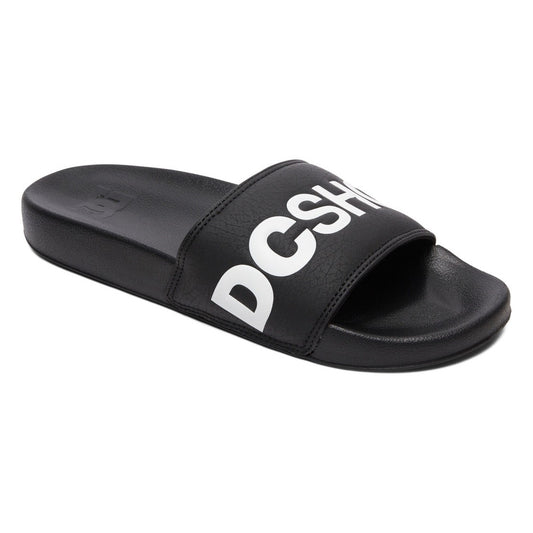 Claquette DC Shoes Slide Black White