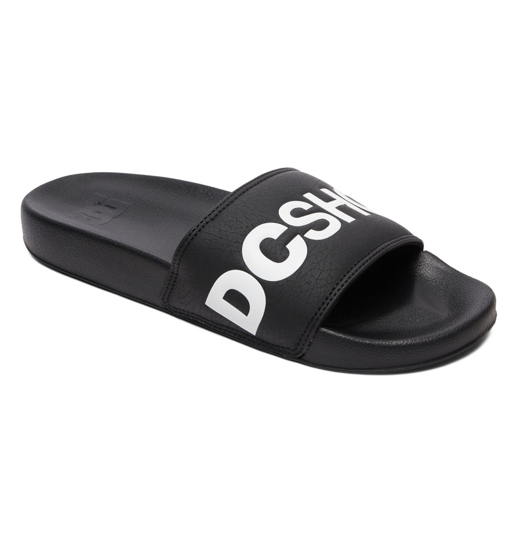 Claquette DC Shoes Slide Black White
