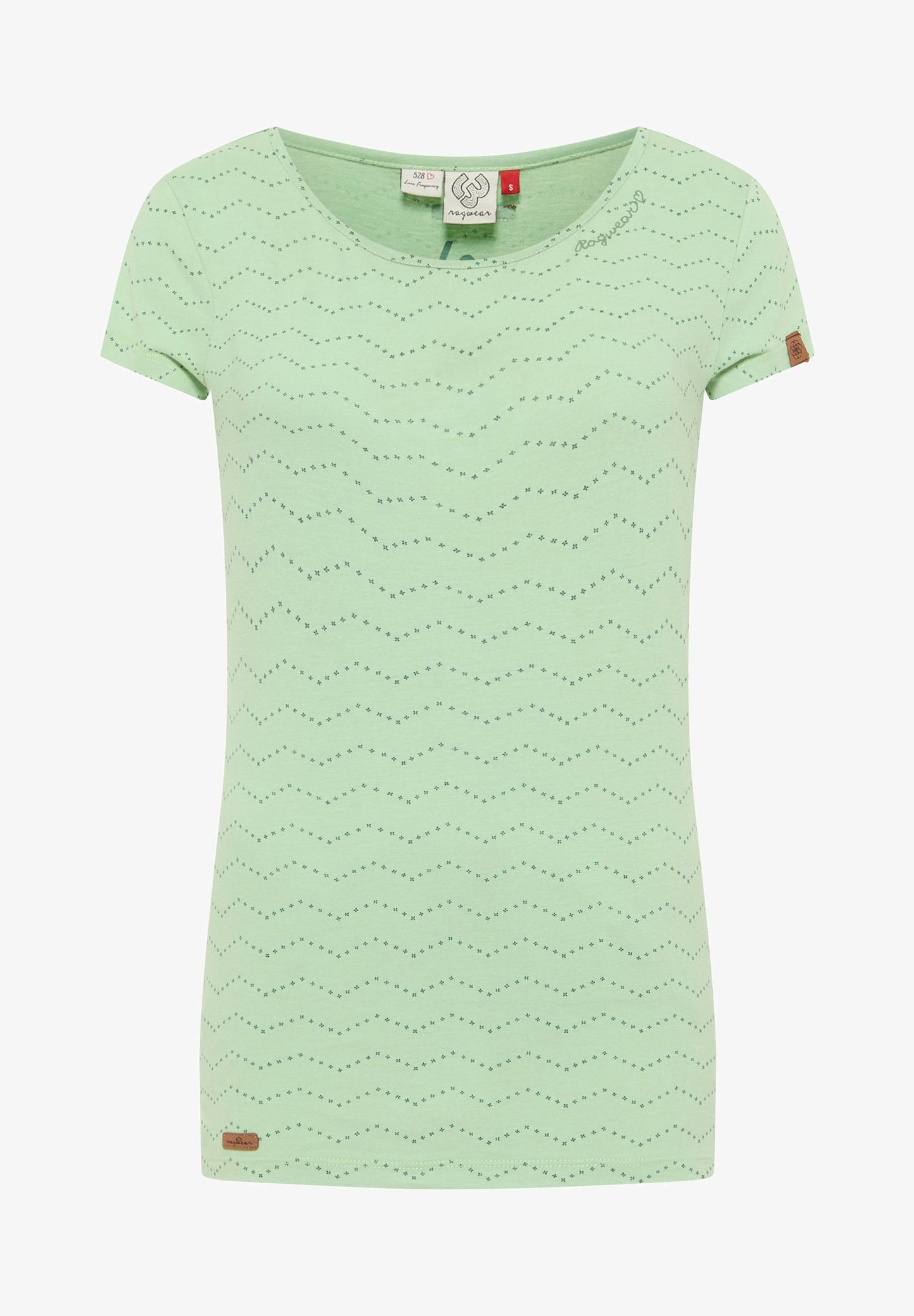 Tee-shirt Femme Ragwear Mintt Zig Zag Green